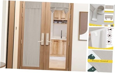  French Door Curtains for Window, Room Darkening Privacy Thermal Insulated -image