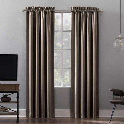 Oslo Theater Extreme Total Blackout Rod Pocket Curtain Panel, 52