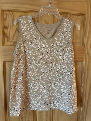 Dip Floral Print Tank Top Size Large-image