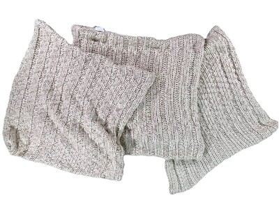 Pottery Barn Knit Pillow Shams Standard Beige 24