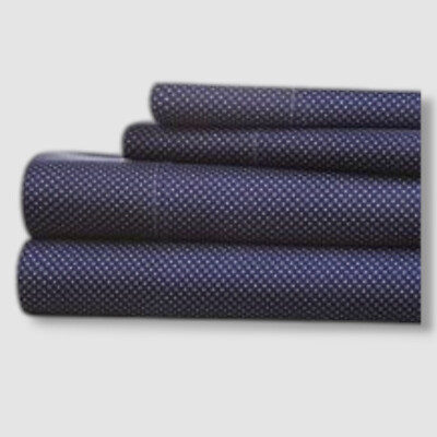 ienjoy Home Blue Pattern 4-Pc. Sheet Set, Queen-image