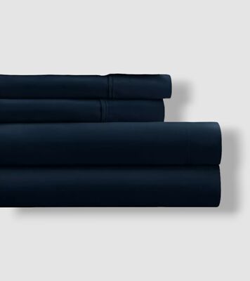 Ienjoy Home Blue Navy Luxury Ultra Soft Sheet 4-Piece Set-image