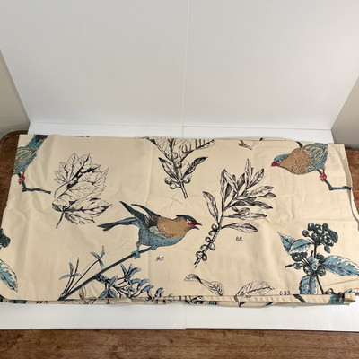 Madison Park Quincy Duvet Coverlet Twin Cotton Twill 72x70 Birds Buttons On READ-image