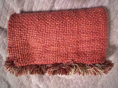 Pottery Barn 20 X 20 Brick Woven /Zippered Euro Sham-image