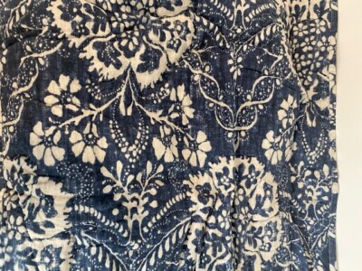 Pottery Barn Bernyce Handquilted Cotton Euro Sham, Indigo 26 x 26in-image