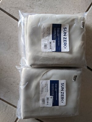 Sun Zero Pearl Blackout Rod-Pocket Curtain Panel, 40