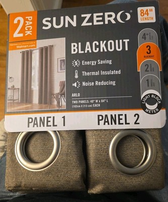 SUN ZERO 2 Pack 2 Panels Blackout 40