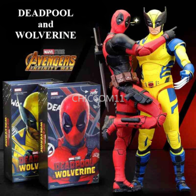 ZD Toys Marvel Movie Deadpool & Wolverine Action Figure Toy Model Wade Wilson-image