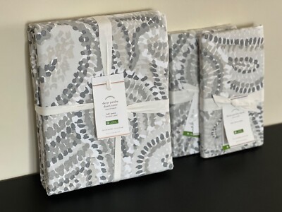 Pottery Barn Darya Paisley Bedding (F/Q Duvet + 2x Euro Shams)-image