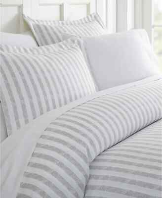 ienjoy Tranquil Sleep Patterned Duvet Set by The Home Collection, King/Cal King-image