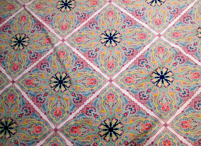 POTTERY BARN Penelope Medallion 100% organic cotton full-queen duvet cover-image