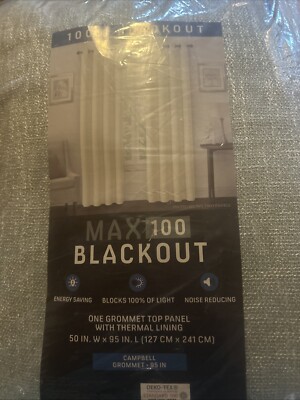 Max 100 Blackout One Grommet Top Panel With Thermal Lighting-image