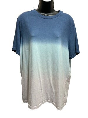 Urban Pipeline Tie Dye Short Sleeve Blue/Pink T-Shirt Size Large-image