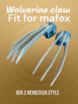 Wolverine Mafex CLAW custom painted 1/12 Scale Ver.2 Revoltech Comic Style-image