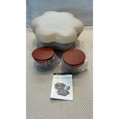 Tupperware Large Chip N Dip Set With Lids # 4624A-image