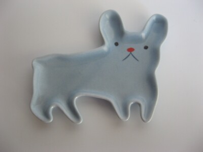 French Bulldog Shaped Ceramic Trinket Tray/Dish/Spoon Rest By Danica Studio-image