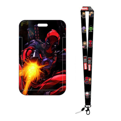 Wolverine Logan Deadpool  Doctor Nurse Lanyard Keychain ID Credit Card Cover-image