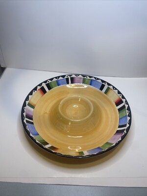 Chip and Dip Plate 13 in. diameter-image