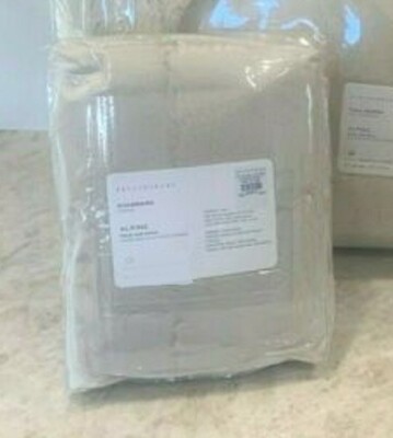 Pottery Barn Alpine Faux Fur Standard Sham Ivory 26x20 New Just One-image