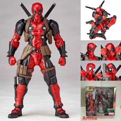 Marvel Deadpool Wolverine X-men Action Figure Yamaguchi Deadpool Model-image
