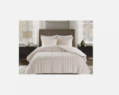  Madison Park York Brushed Faux Fur Full/Queen Comforter Mini Set 3160-image