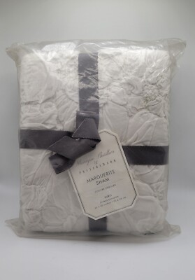Pottery Barn Monique Lhuillier Marguerite Euro Sham NWT -image