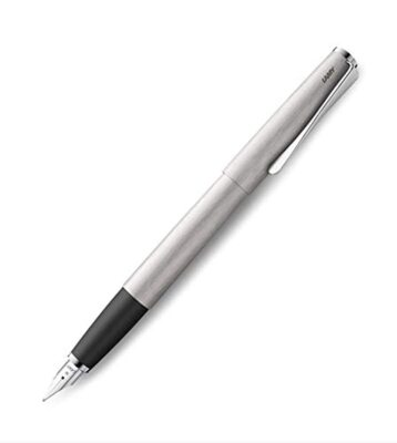 LAMY studio Medium Nib Fountain Pen with Converter Z27 Brushed-image