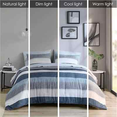 Jaxon Stripe Comforter Set with Bed Sheets - Olliix MPE10-988-image