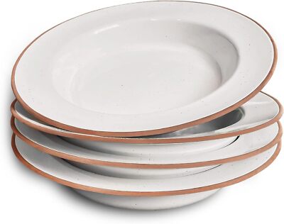 Spaghetti, Dipping Bread, Fancy Dinner etc. Large Plate/Bowls Hybrid Everyday-image