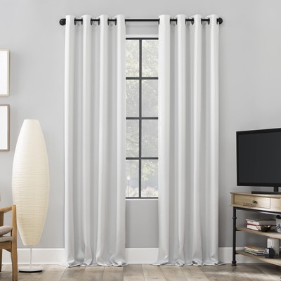 Nordic 2-Pack Theater Noise Reducing Extreme 100% Blackout Grommet Curtain Pa...-image