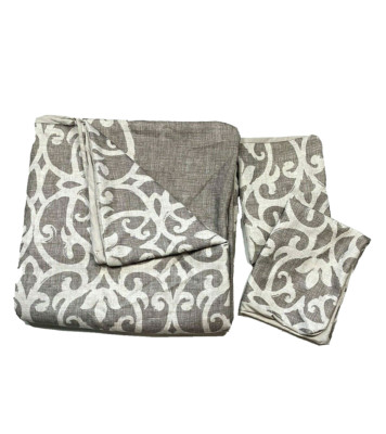 Madison Park Designer Full / Queen Duvet Cover Bedding Set Bedspread Shams Brown-image