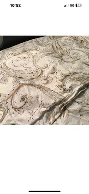 Pottery barn duvet full/ queen paisley creams/ Browns Caesavea Jolie-image