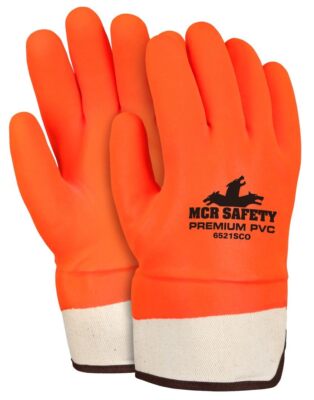6521sco Double Dipped Pvc Foam Lined Sandy Finish Men's Gloves With Rubberized S-image