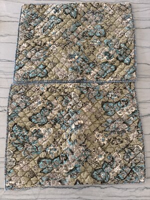 2 x Pottery Barn Neena Patchwork Quilted Standard Shams 7971674-image