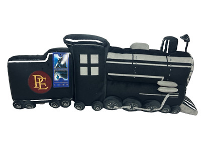 Pottery Barn Polar Express Train Engine Pillow 25 x 7 x 4 New Original Packaging-image