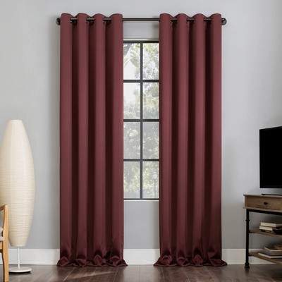 Nordic 2-pack Theater Extreme 100% Blackout Grommet Curtain Panel Pair, 52