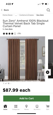 sun zero blackout curtains 2 pack-image