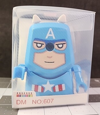 CAPTAIN AMERICA manual pencil sharpener hand crank-image