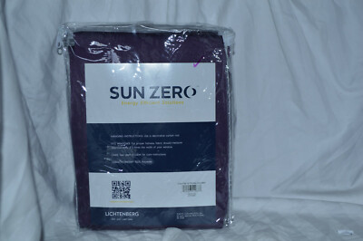 Sun Zero Lichtenberg Darkening Rod-Pocket Panel Violet NIP-image
