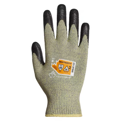Cut Resistant Palm Dipped Ansi A4 FR Arc Flash Safe Size 10 XL PR FREE SHIPPING-image