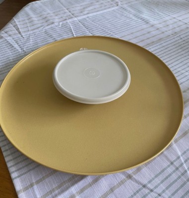 Vintage Tupperware 491-3 492-3 Lid Chips & Dip Veggie Plate Charcuterie service-image