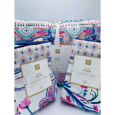 Pottery Barn Teen PBteen Avery Paisley Twin Quilt Set with 2 Shams-image