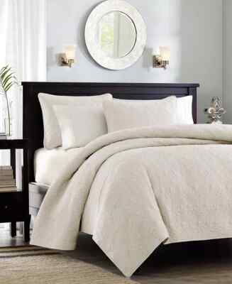 MADISON PARK Quebec 3-Piece Full Coverlet Set-image