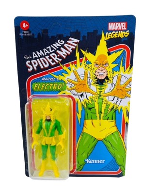 The Amazing Spider-Man Marvel Legends Electro Action Figure 3.75” Kenner Retro-image