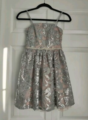 City Studio Sequin Formal Cocktail Dress Prom Night Dress Can Fit To Teens Sz 0 -image