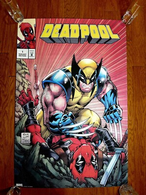 Todd Nauck Deadpool & Wolverine #1 Comic Art Print 24x36 BNG MONDO LE /100-image