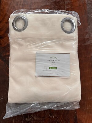 New Pottery Barn Solid Outdoor Grommet Curtain 50x108