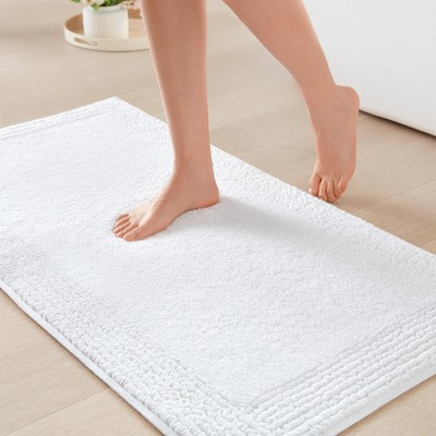 MADISON PARK SIGNATURE Splendor Reversible 100% Cotton Tufted Bathroom Rug-3000-image