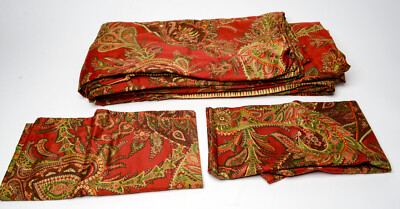 Pottery Barn Caroline Paisley Full/Queen Duvet Cover & 2 Standard Pillow Shams-image