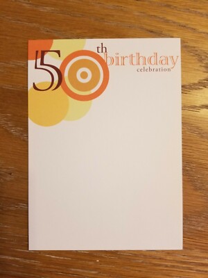Madison Park 50th Birthday Invitation, Printable (Set of 72) New!-image